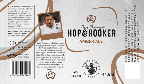 Hop & Hooker Amber Ale - 440ML