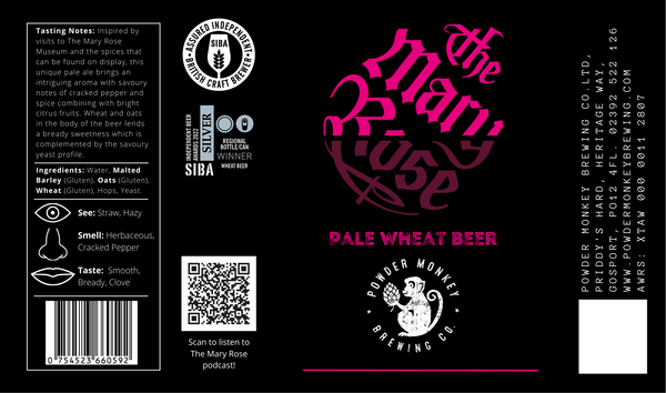 Mary Rose Pale Wheat Beer- 440ml