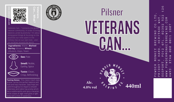 Veterans Can Pilsner - 440ml