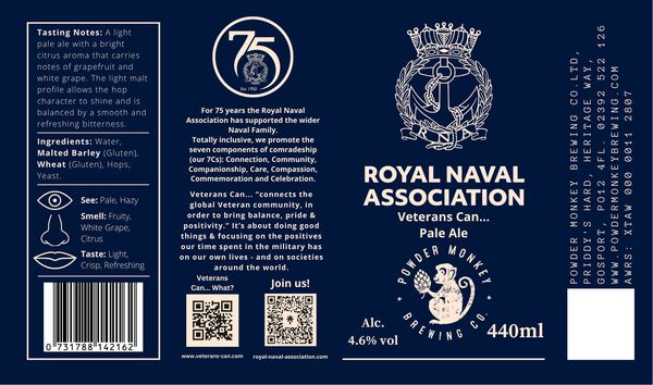 RNA Veterans Can... Pale Ale - 12 x 440ml