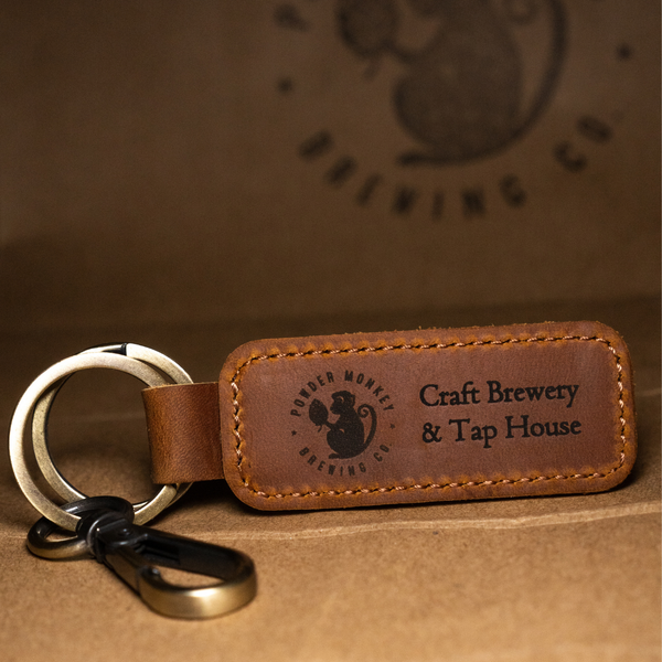 Powder Monkey Brewing Bespoke Key Ring